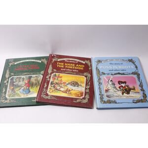 Great Fairy Tale Classics Set of 3 Picture Books Children's ~ 260205-WH 949